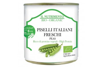 Piselli Italiani Freschi Bio - Scatola 340 gr